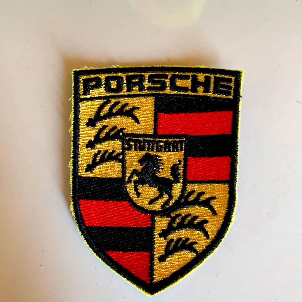 Vintage Porsche Car Motor Vehicle Patch